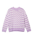 Cold lilac sweater