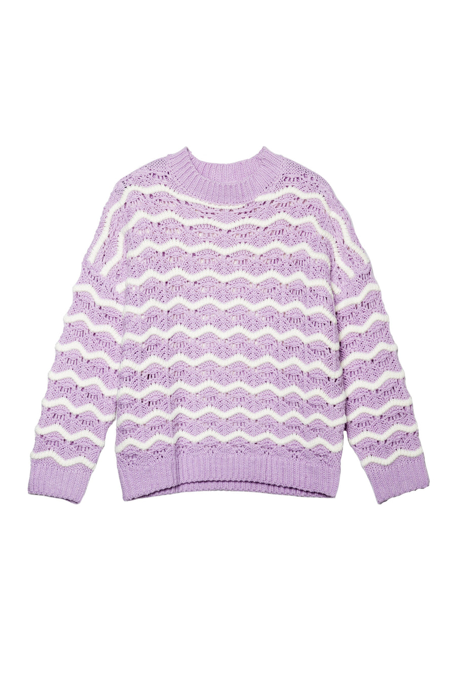 Cold lilac sweater