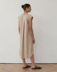 SNOBIT JACKET DRESS BEIGE