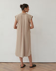 SNOBIT JACKET DRESS BEIGE