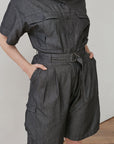 PARK BERMUDA BLACK DENIM