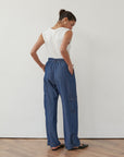 PARK TROUSERS BLUE DENIM