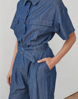 PARK TROUSERS BLUE DENIM