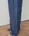 PARK TROUSERS BLUE DENIM