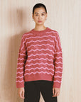 Cold pink sweater