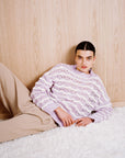 Cold lilac sweater