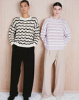 Cold lilac sweater