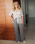 ECHOS LACE BLOUSE VANILLA