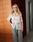 ECHOS LACE BLOUSE VANILLA