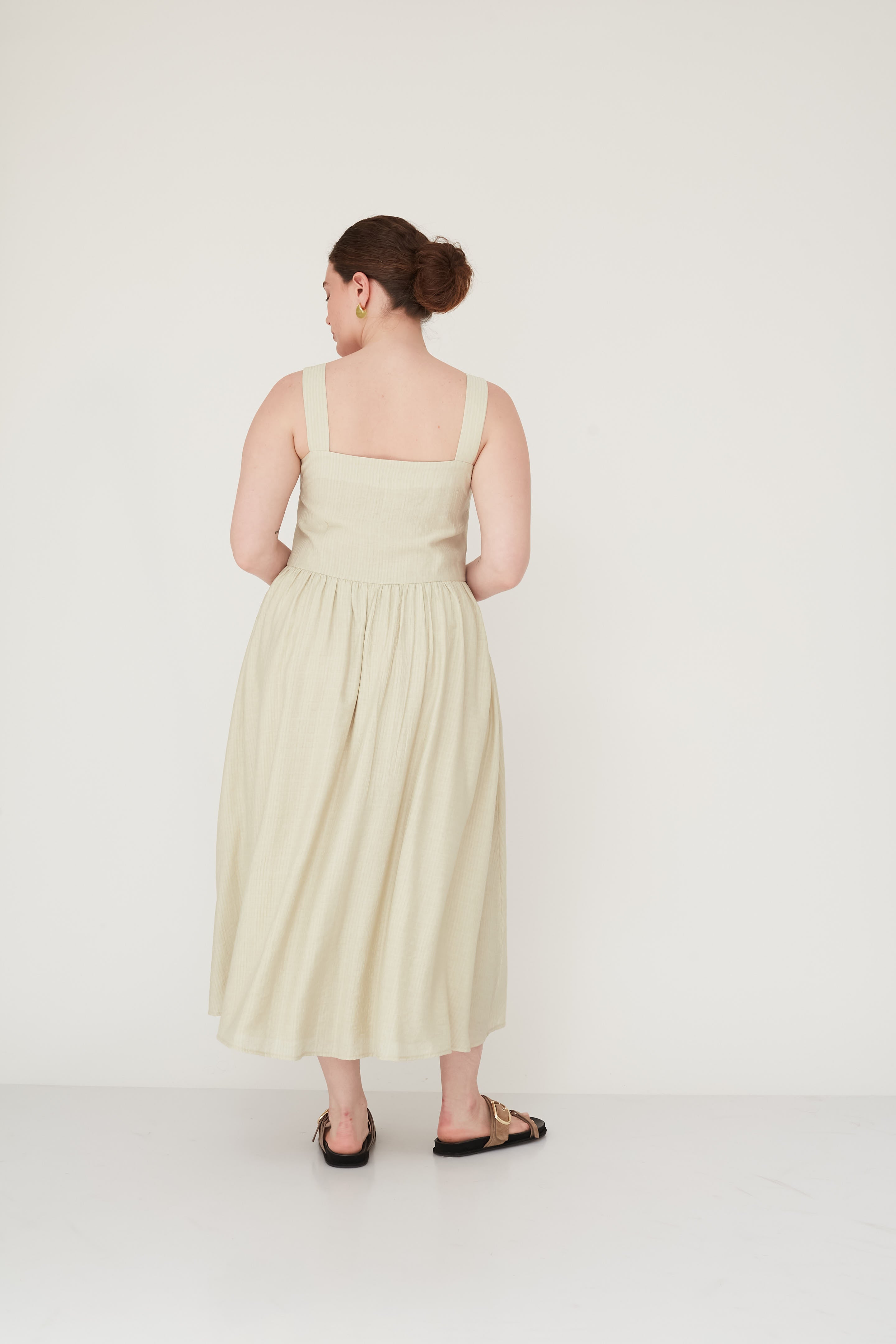 HEARTBEAT DRESS VANILLA