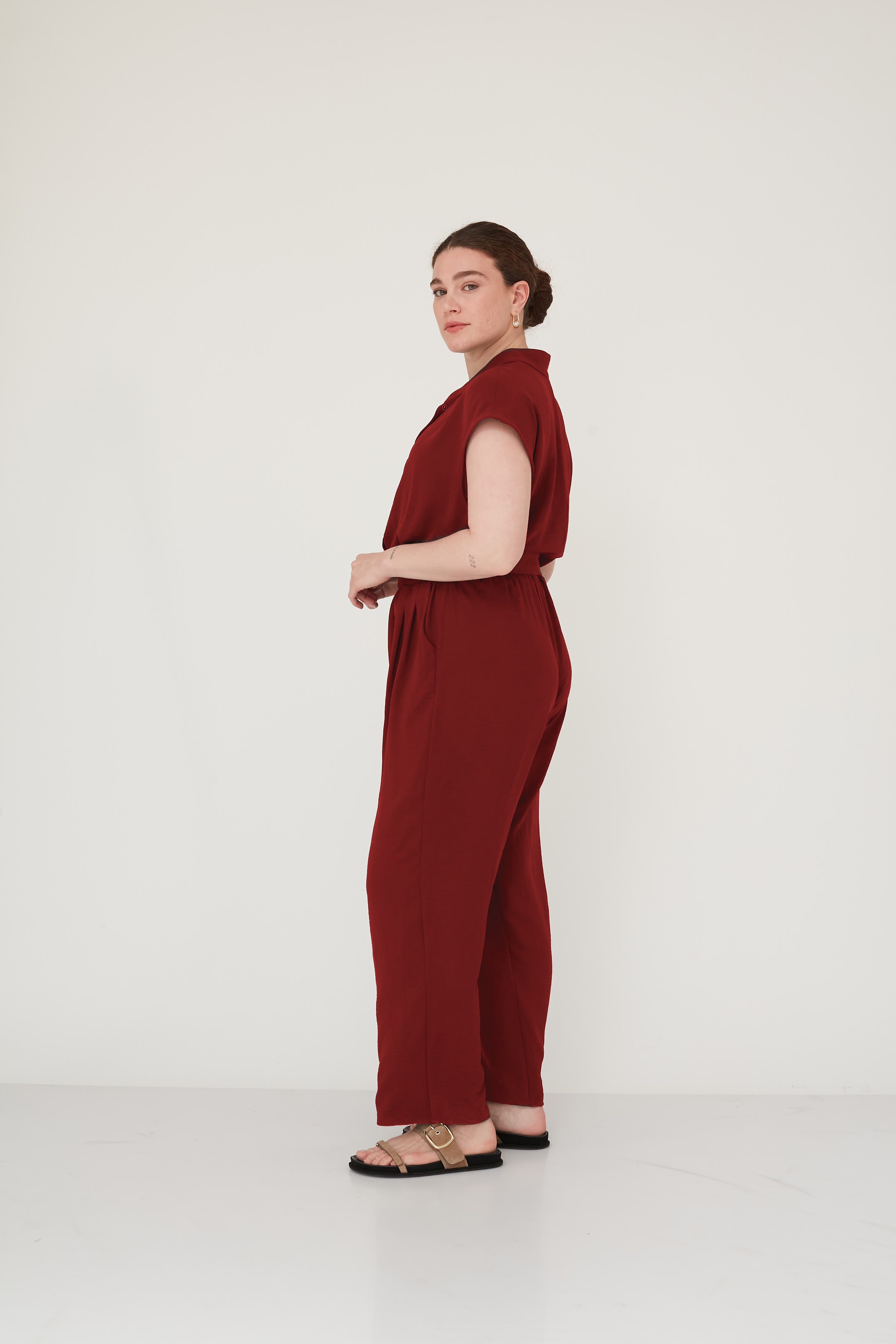 FOR GOOD JUMPSUIT BRICK