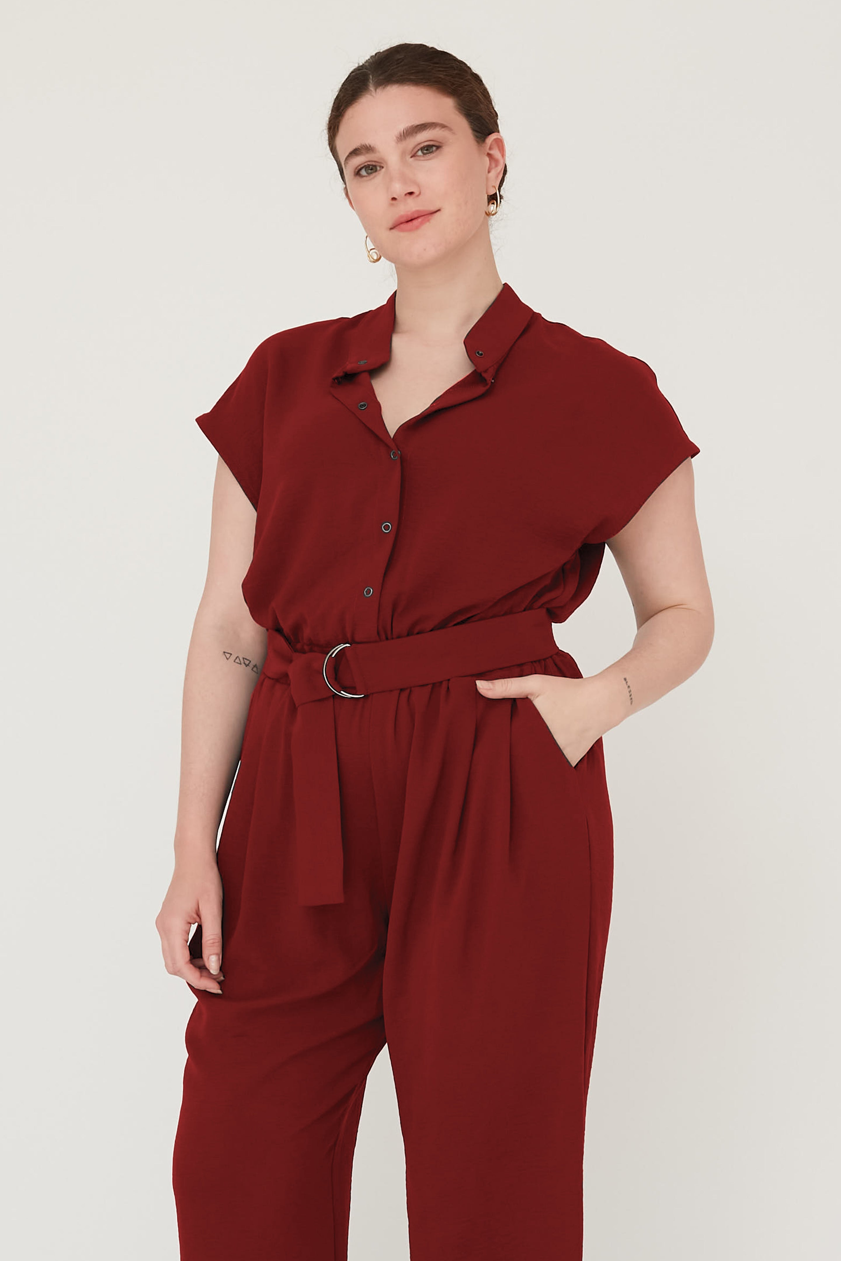 FOR GOOD JUMPSUIT BRICK