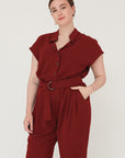 FOR GOOD JUMPSUIT BRICK
