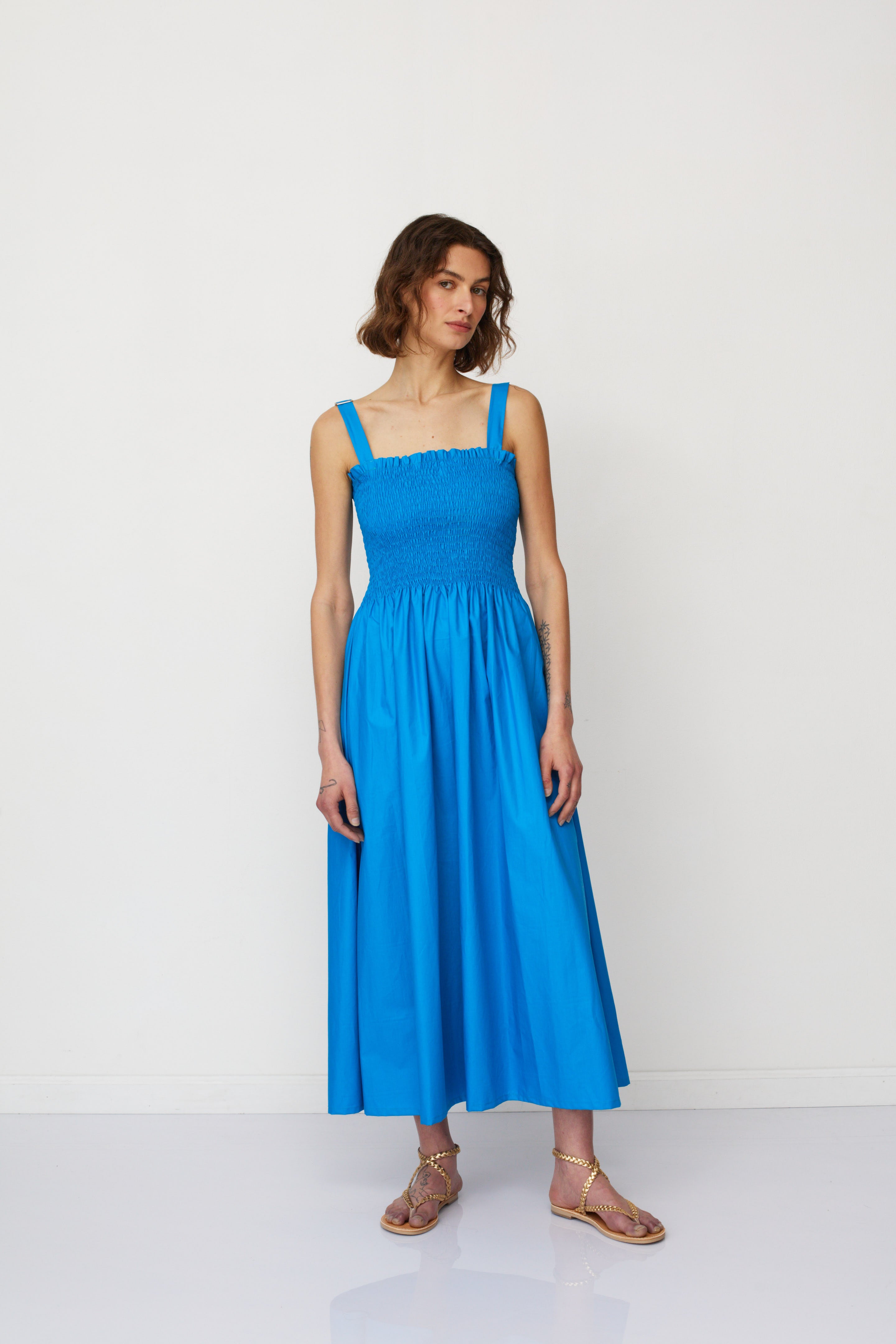 GAIA DRESS BLUE
