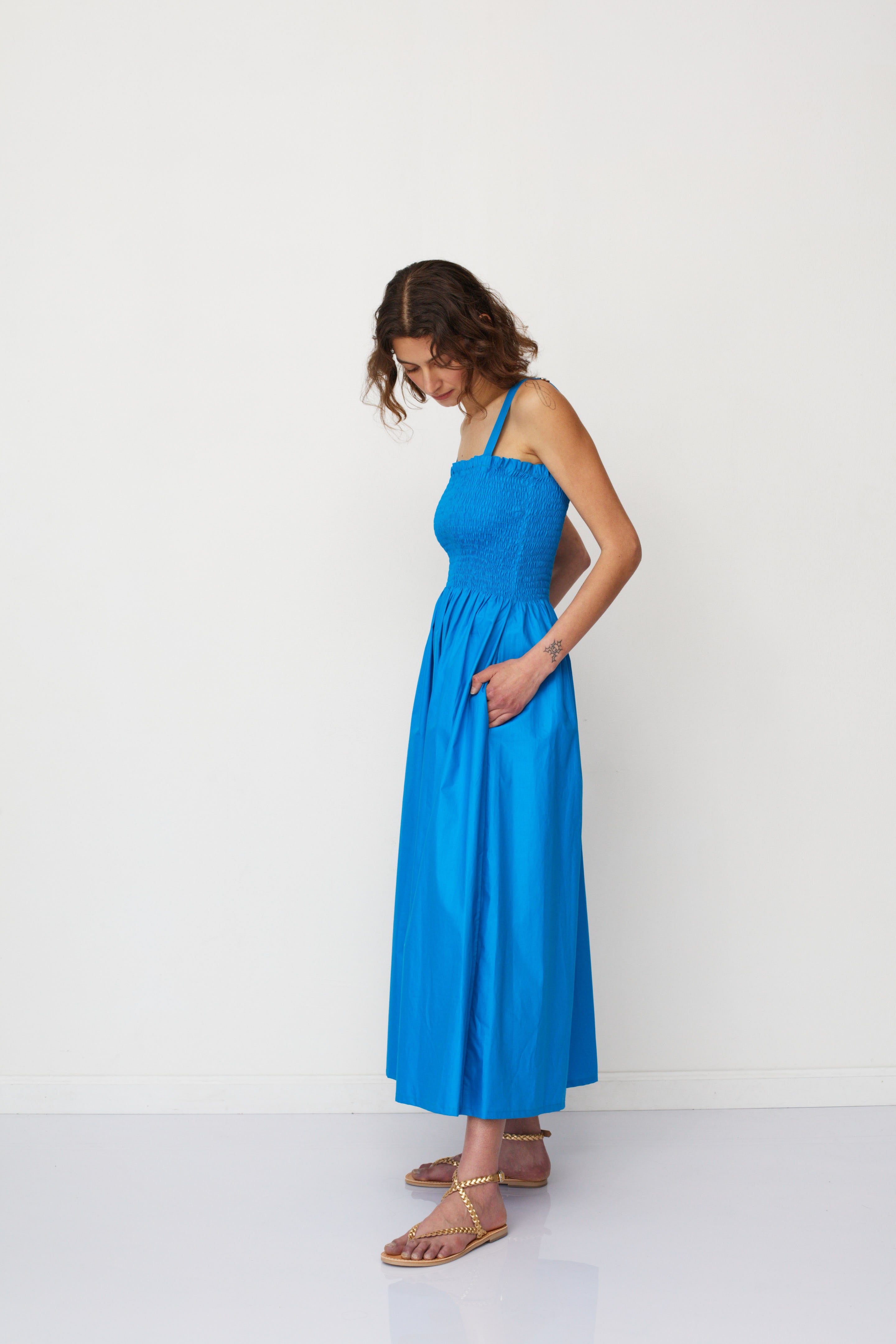 GAIA DRESS BLUE