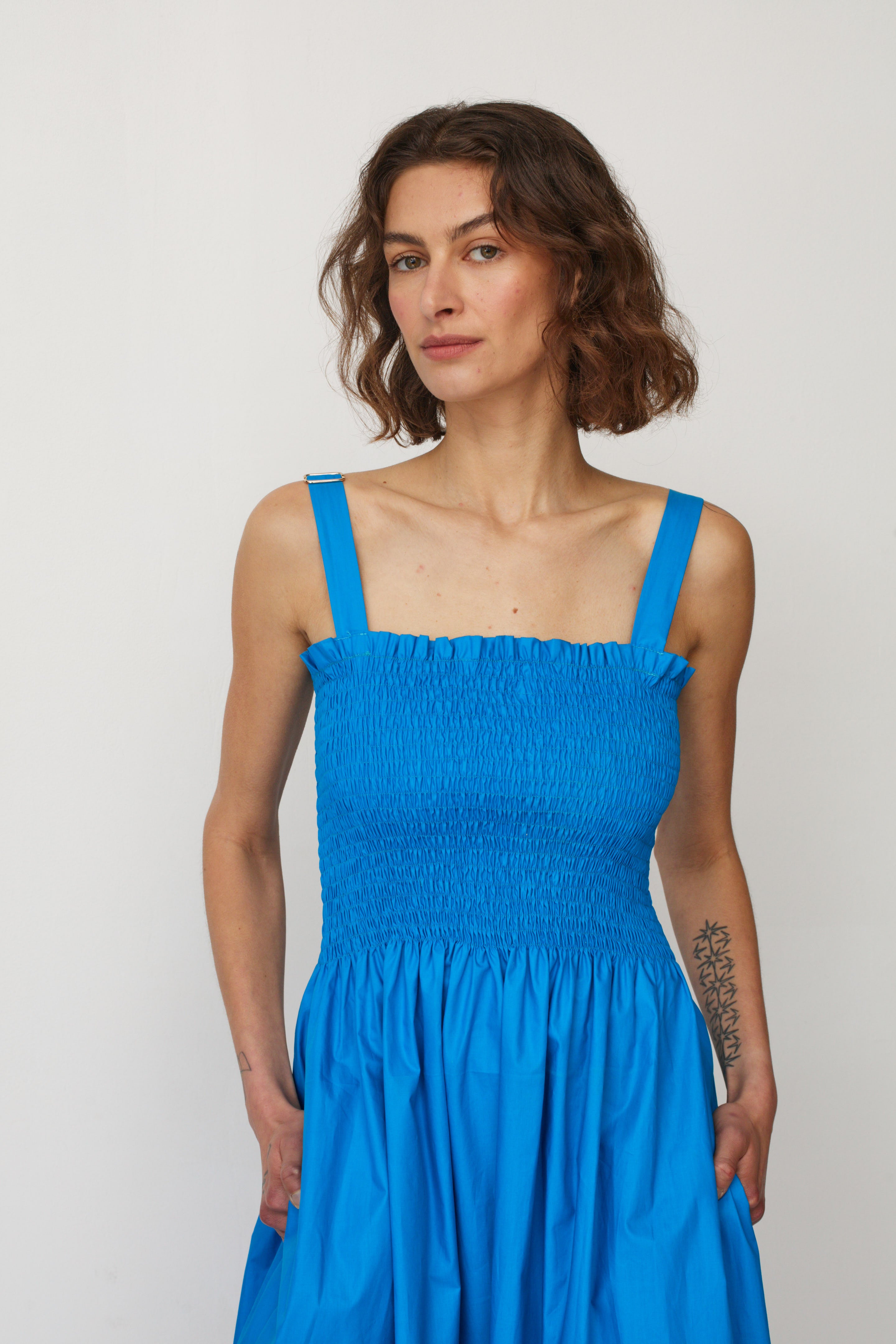 GAIA DRESS BLUE