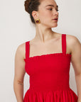 GAIA DRESS RED