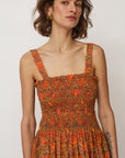 HOLI PRINTED DRESS RED- NETANELLA DREAM FAIR