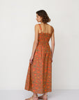 HOLI PRINTED DRESS RED- NETANELLA DREAM FAIR