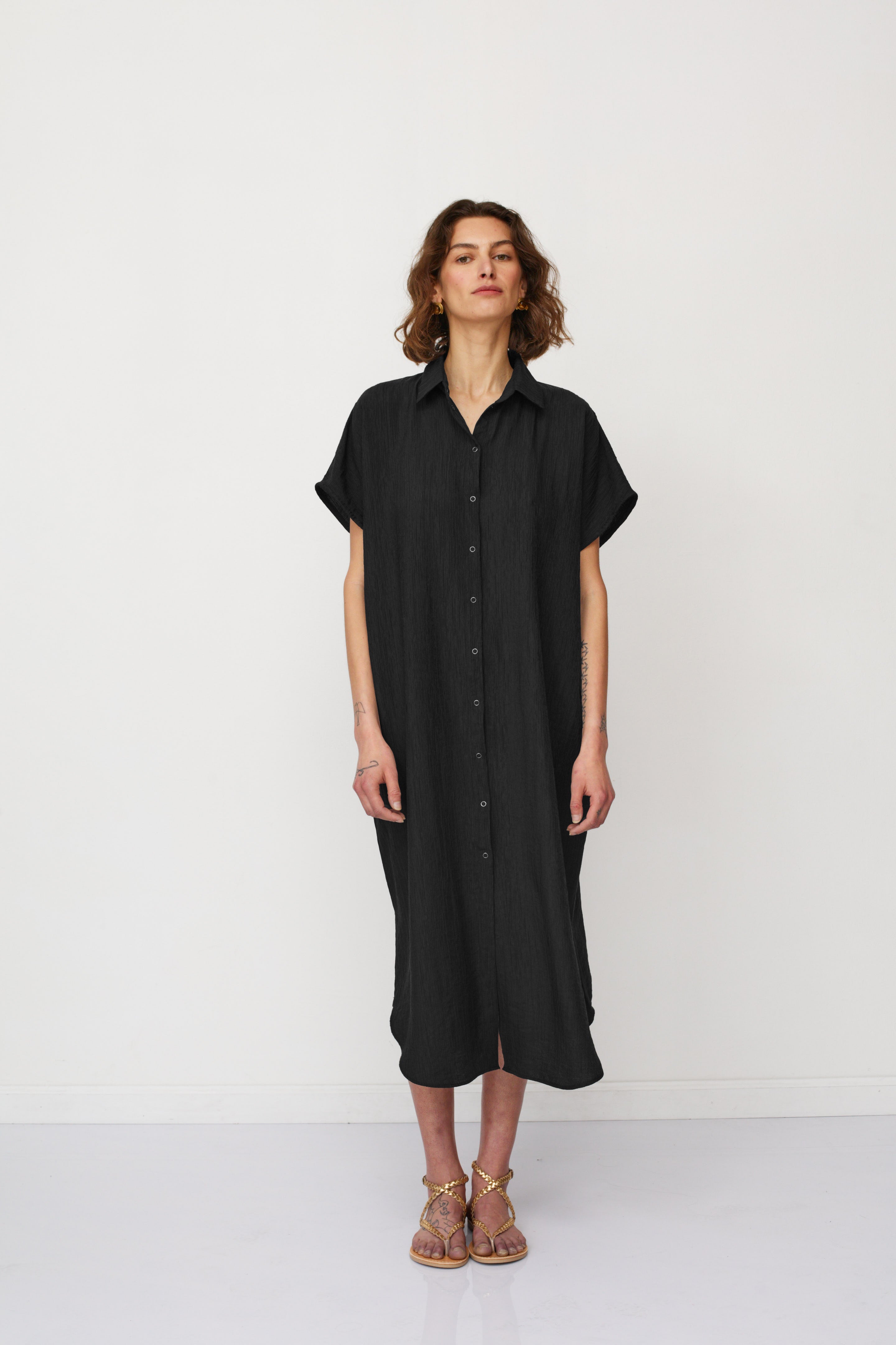 ZEUS SQ DRESS BLACK