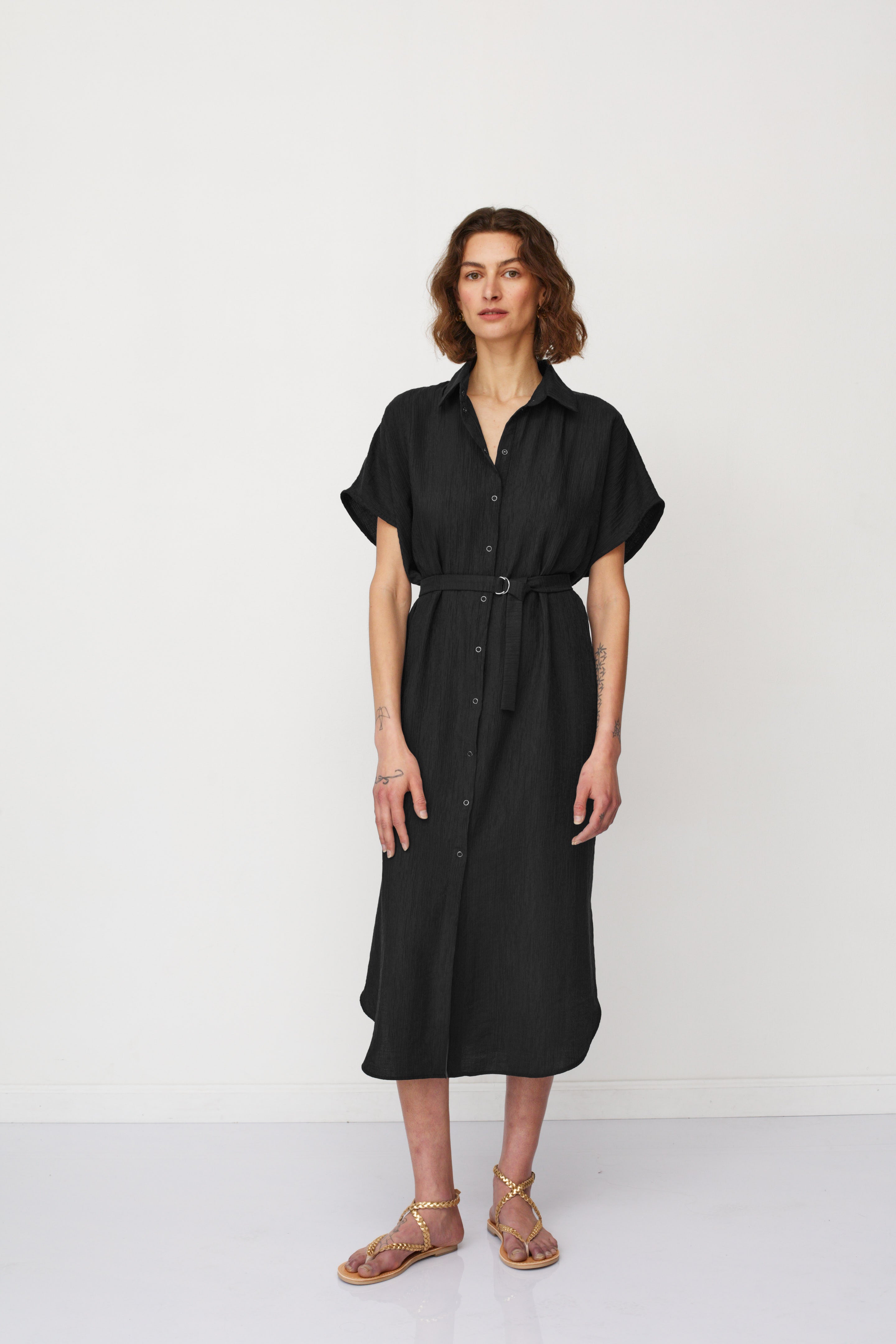 ZEUS SQ DRESS BLACK