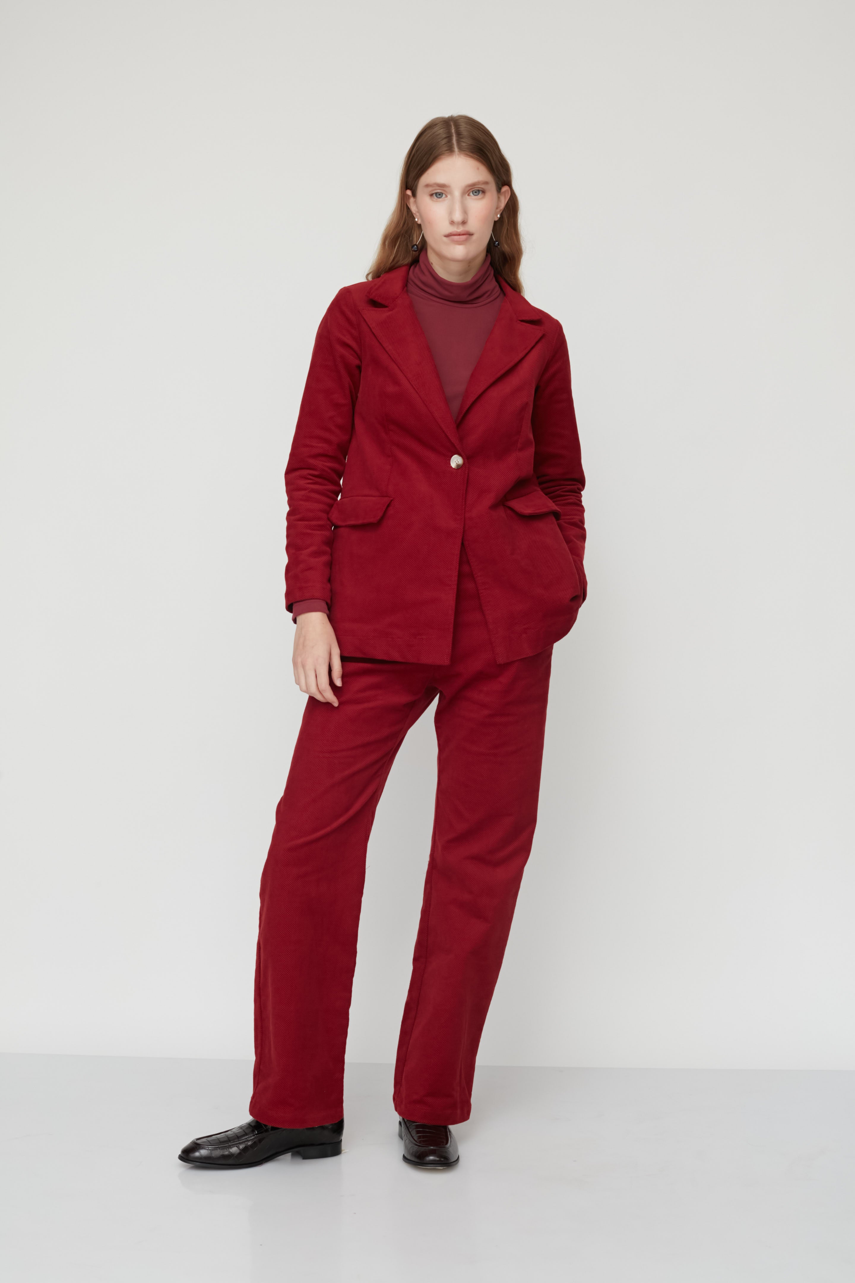 HOWL VELVET JACKET BORDEAUX