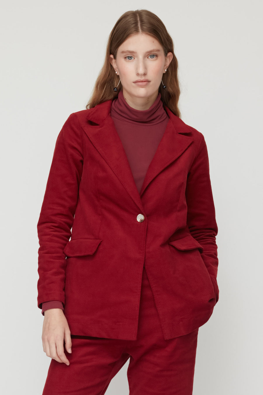 HOWL VELVET JACKET BORDEAUX