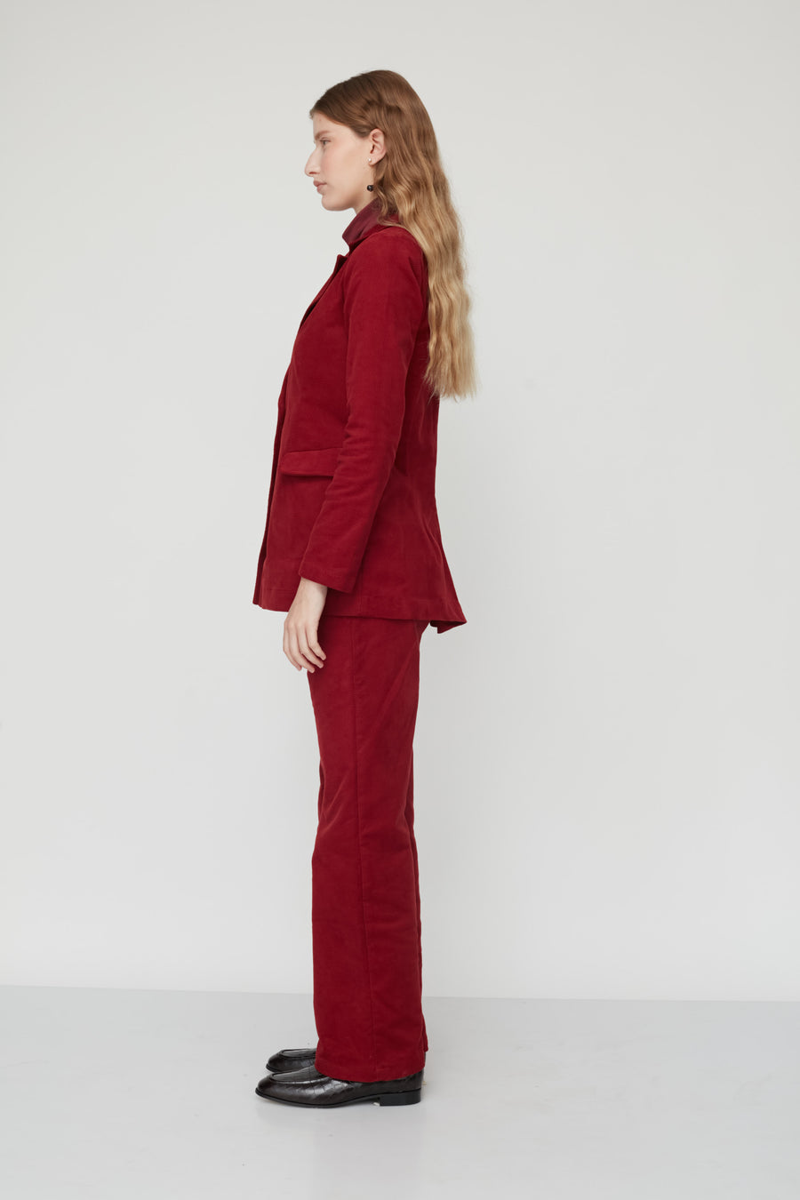 HOWL VELVET JACKET BORDEAUX