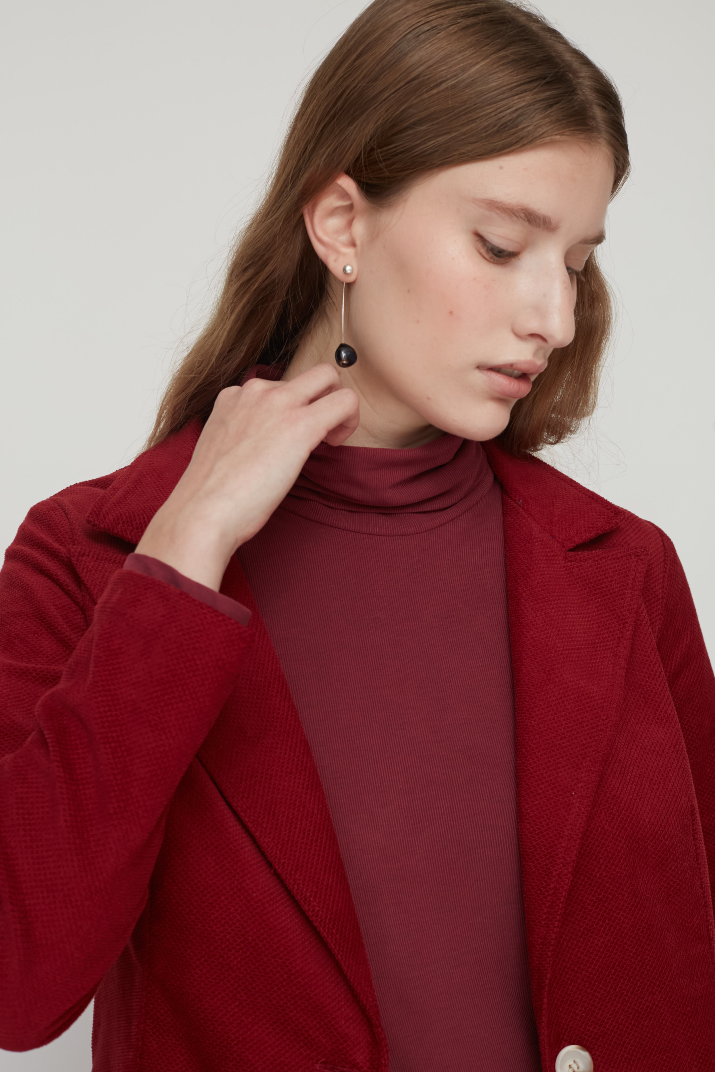 HOWL VELVET JACKET BORDEAUX