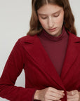 HOWL VELVET JACKET BORDEAUX