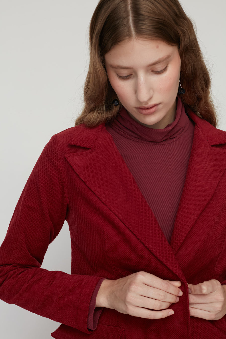 HOWL VELVET JACKET BORDEAUX