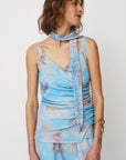 ADAM PRINTED TOP LIGHT BLUE