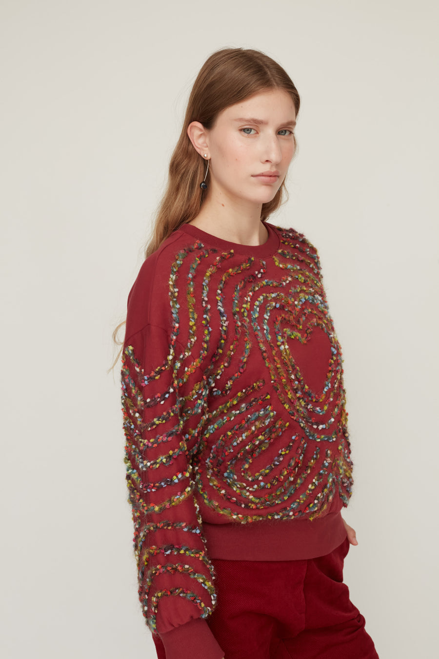 סווטשירט FLORENCE אדום