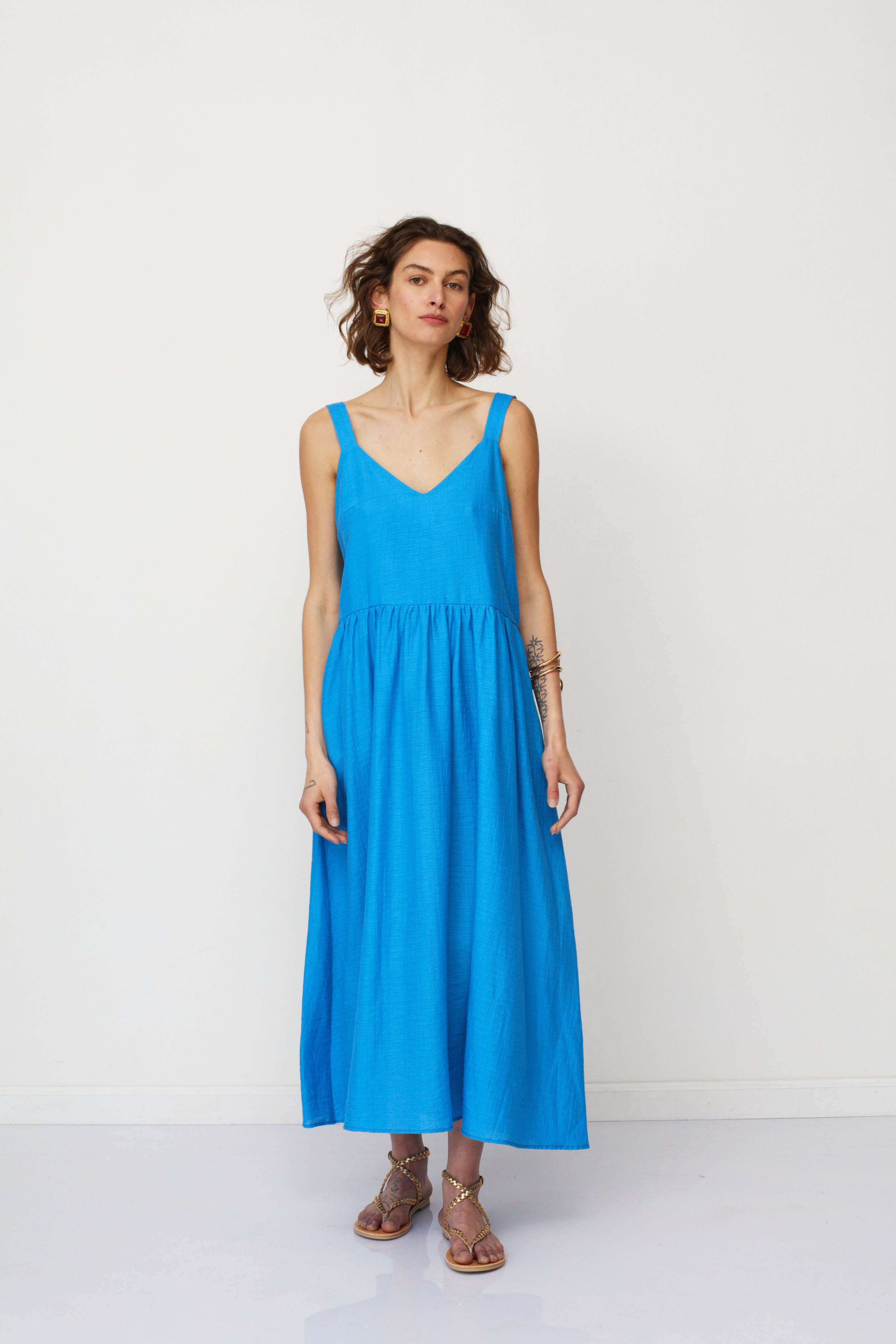 NEMESIS DRESS BLUE
