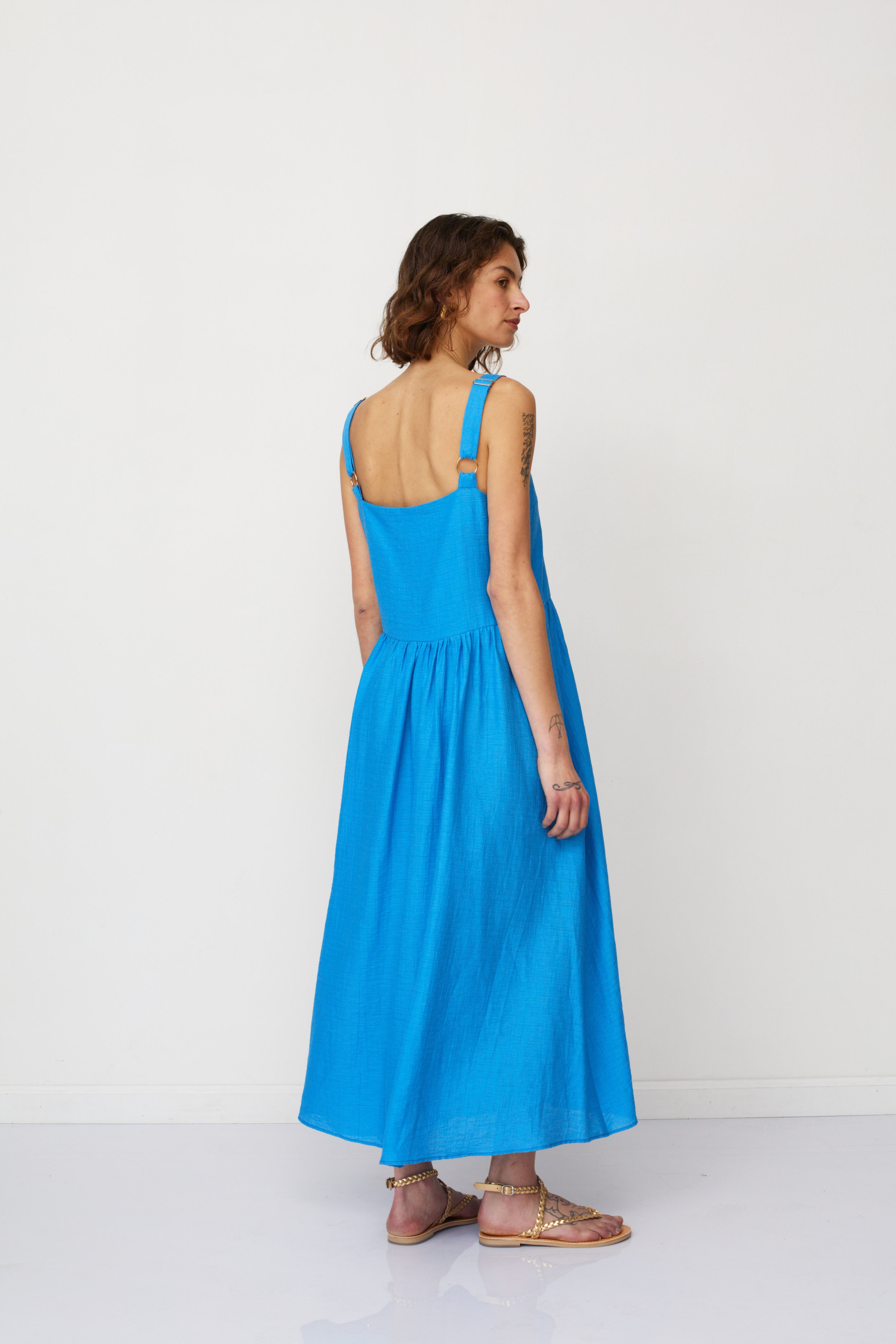 NEMESIS DRESS BLUE