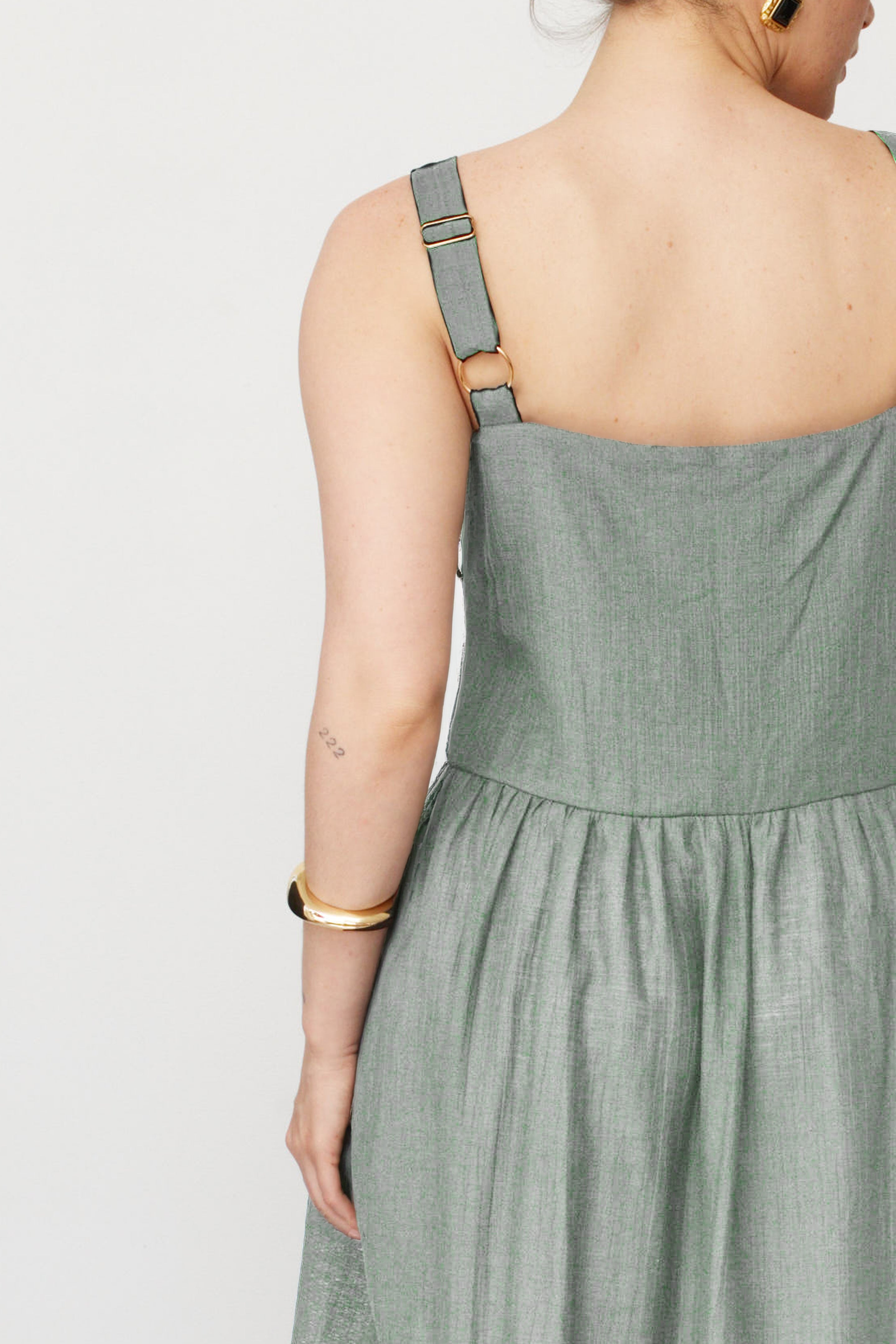 NEMESIS DRESS GRAY