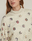 MAGIC LACE SWEATSHIRT CREAM