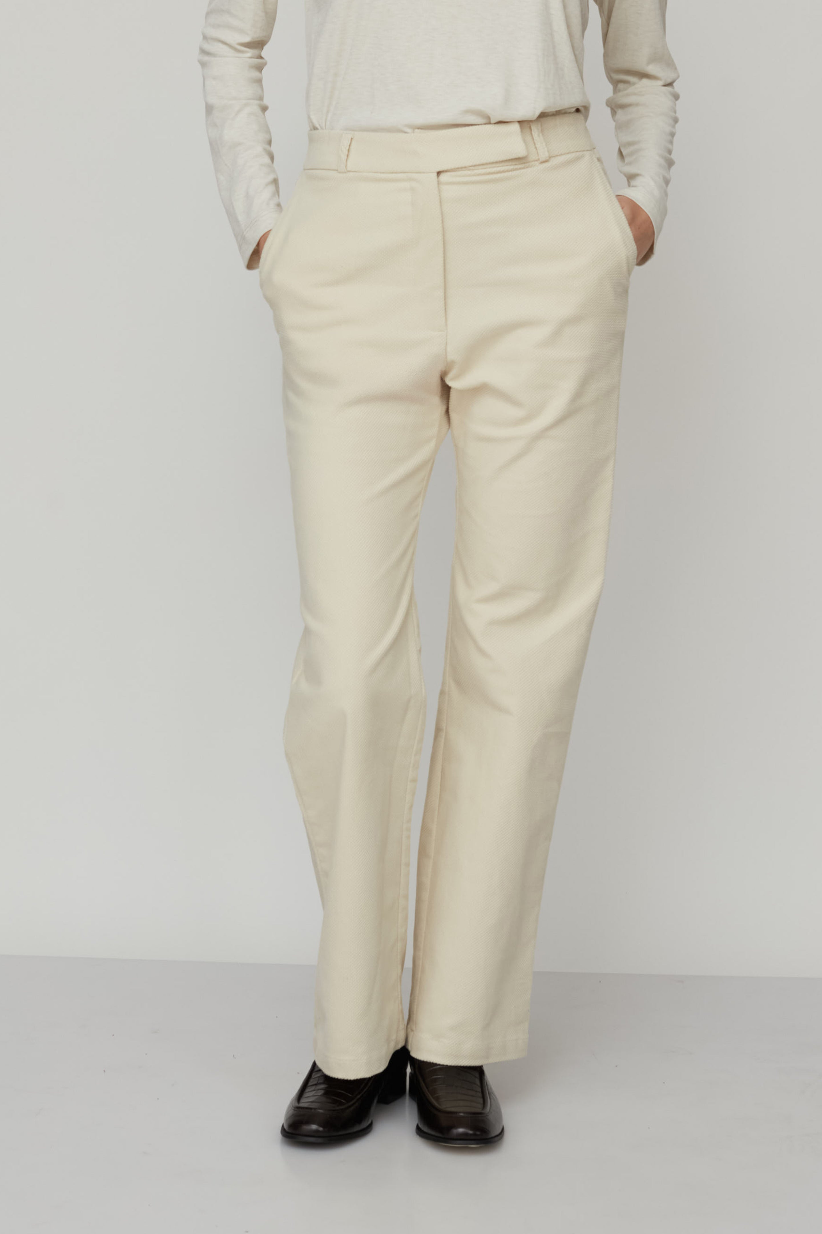 HOWL VELVET PANTS CREAM