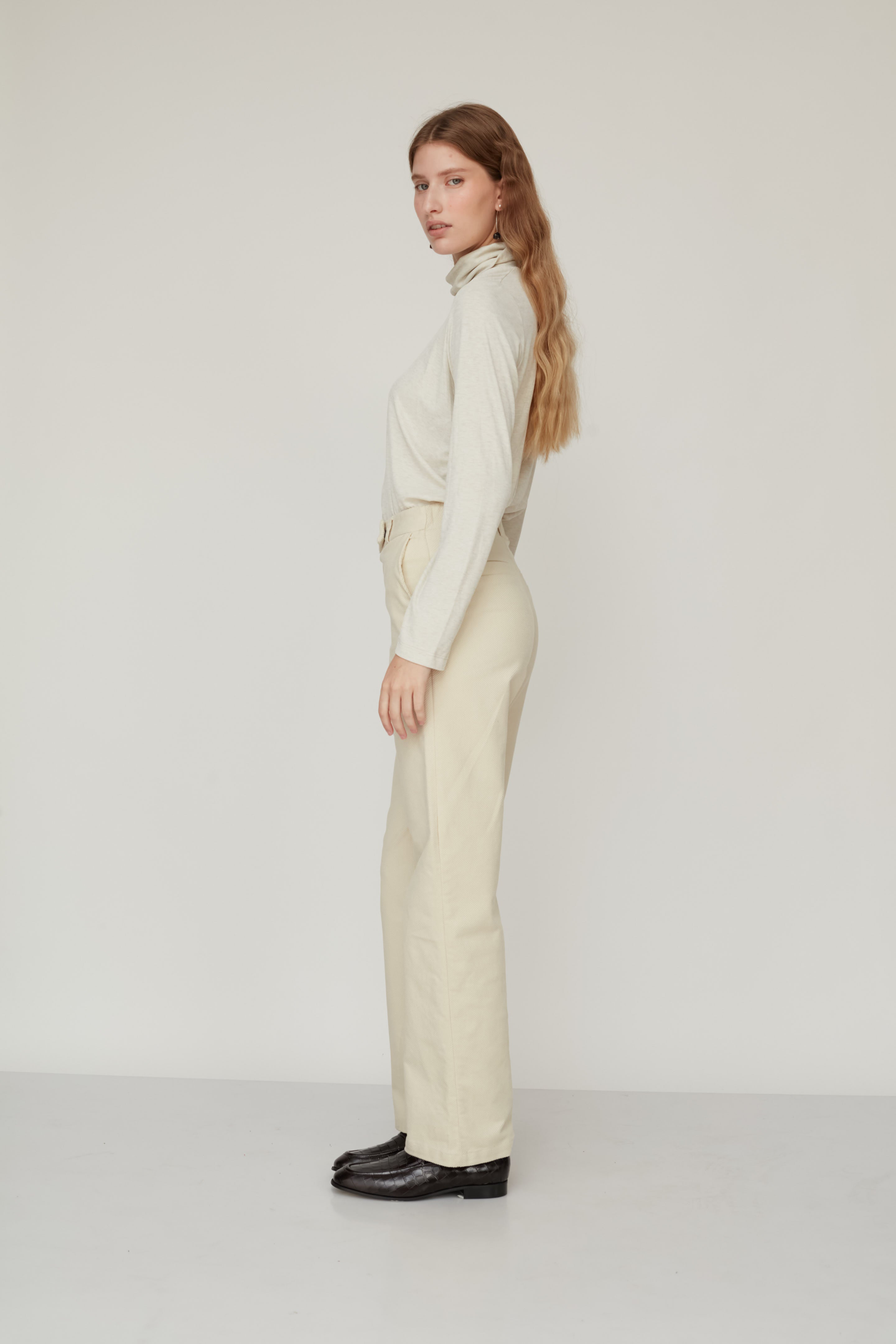 HOWL VELVET PANTS CREAM