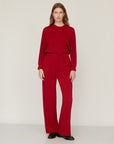 DEAR PLEATED PANTS RED
