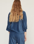 DEAR VELVET TOP BLUE