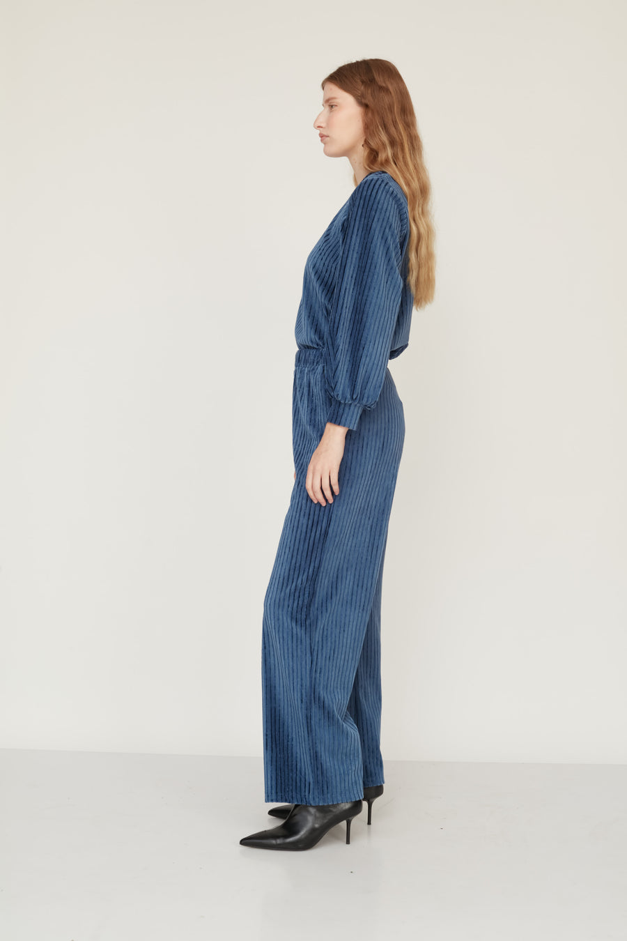 DEAR VELVET PANTS BLUE