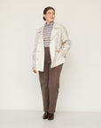 MACHINE TRENCH COAT CREAM