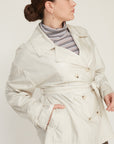 MACHINE TRENCH COAT CREAM