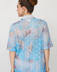 OLYMPIA LACE SHIRT LIGHT BLUE