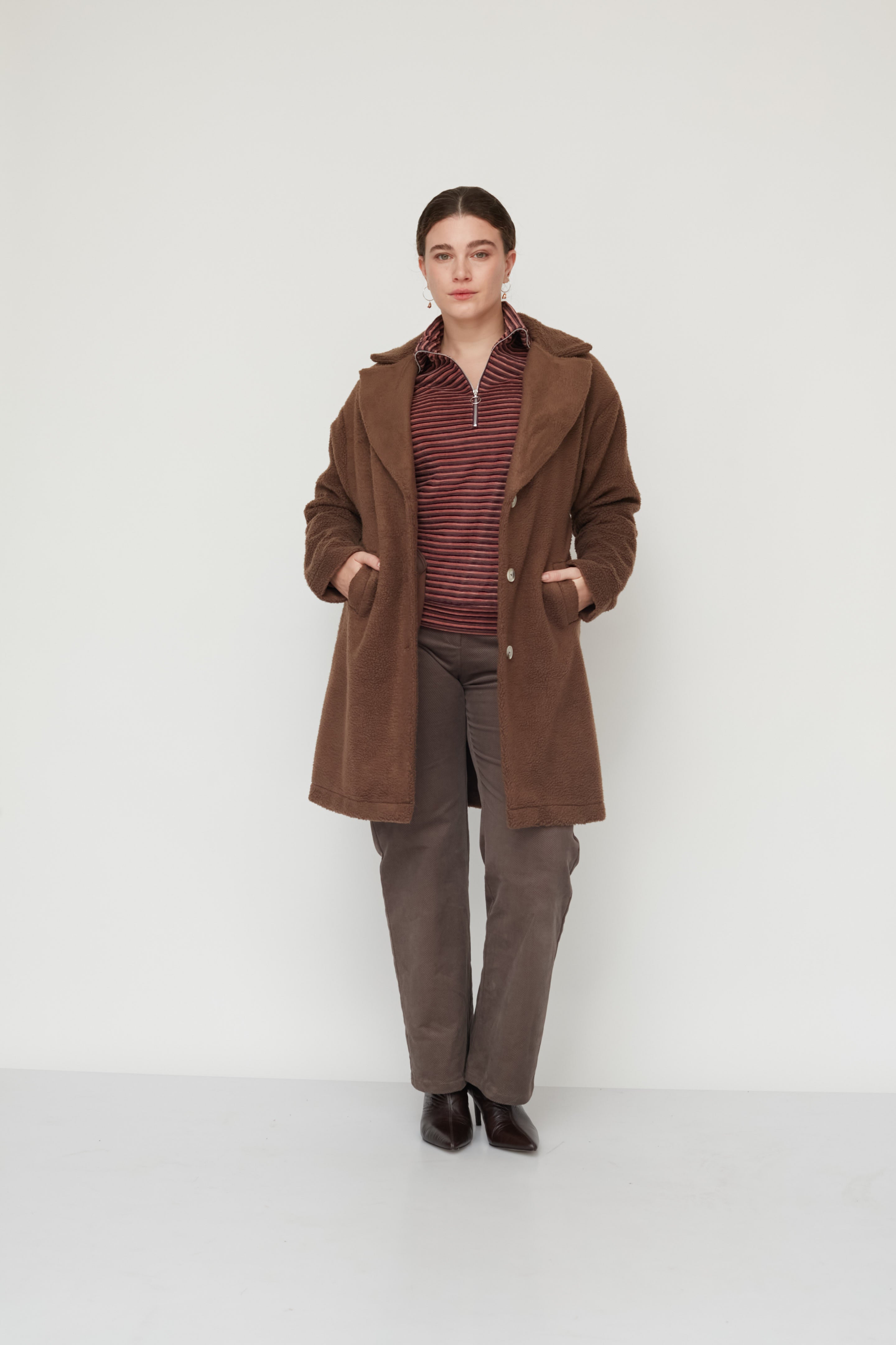 DUBI COAT BROWN