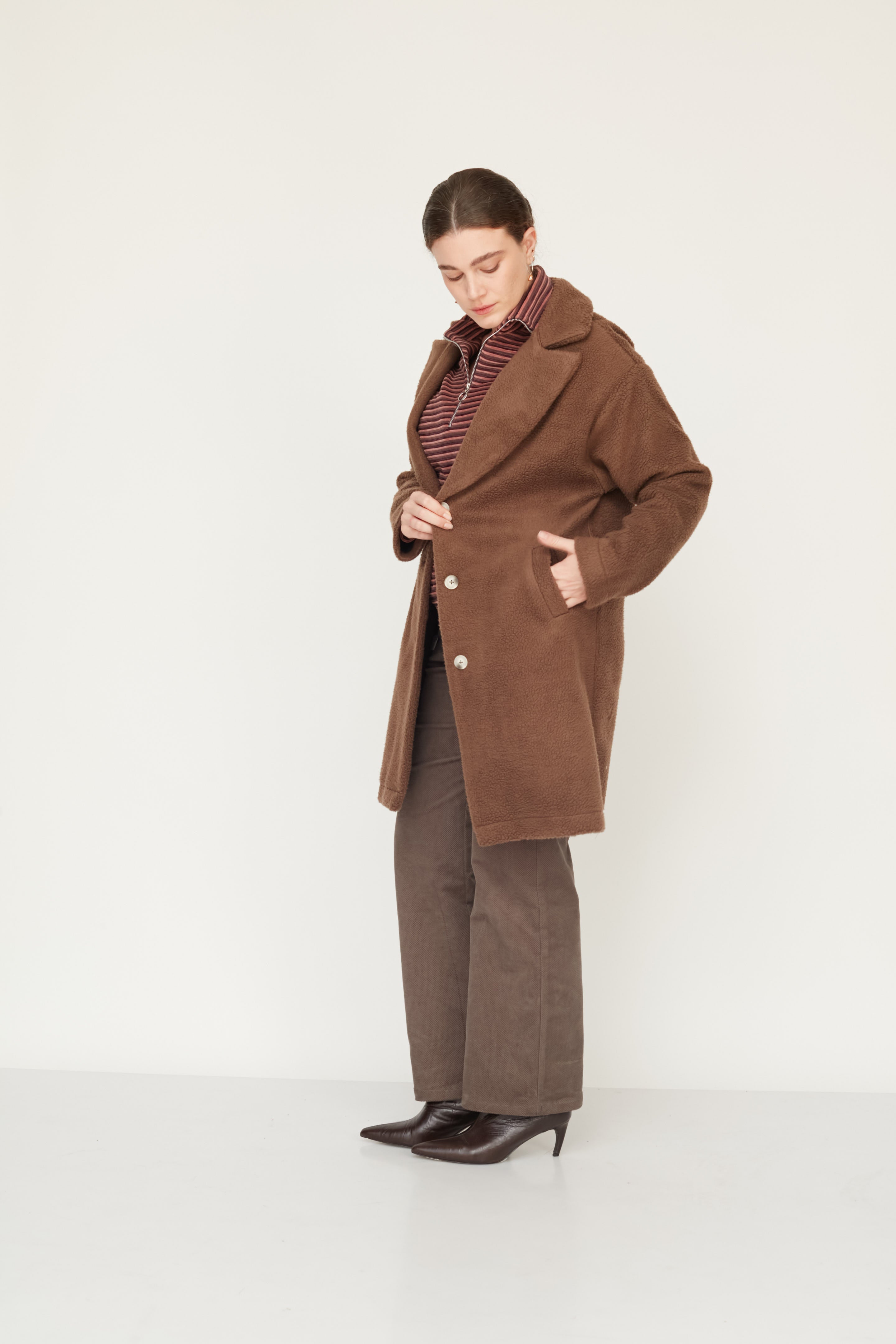 DUBI COAT BROWN