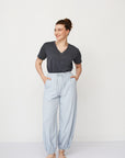 ADAM WOVEN PANTS LIGHT BLUE