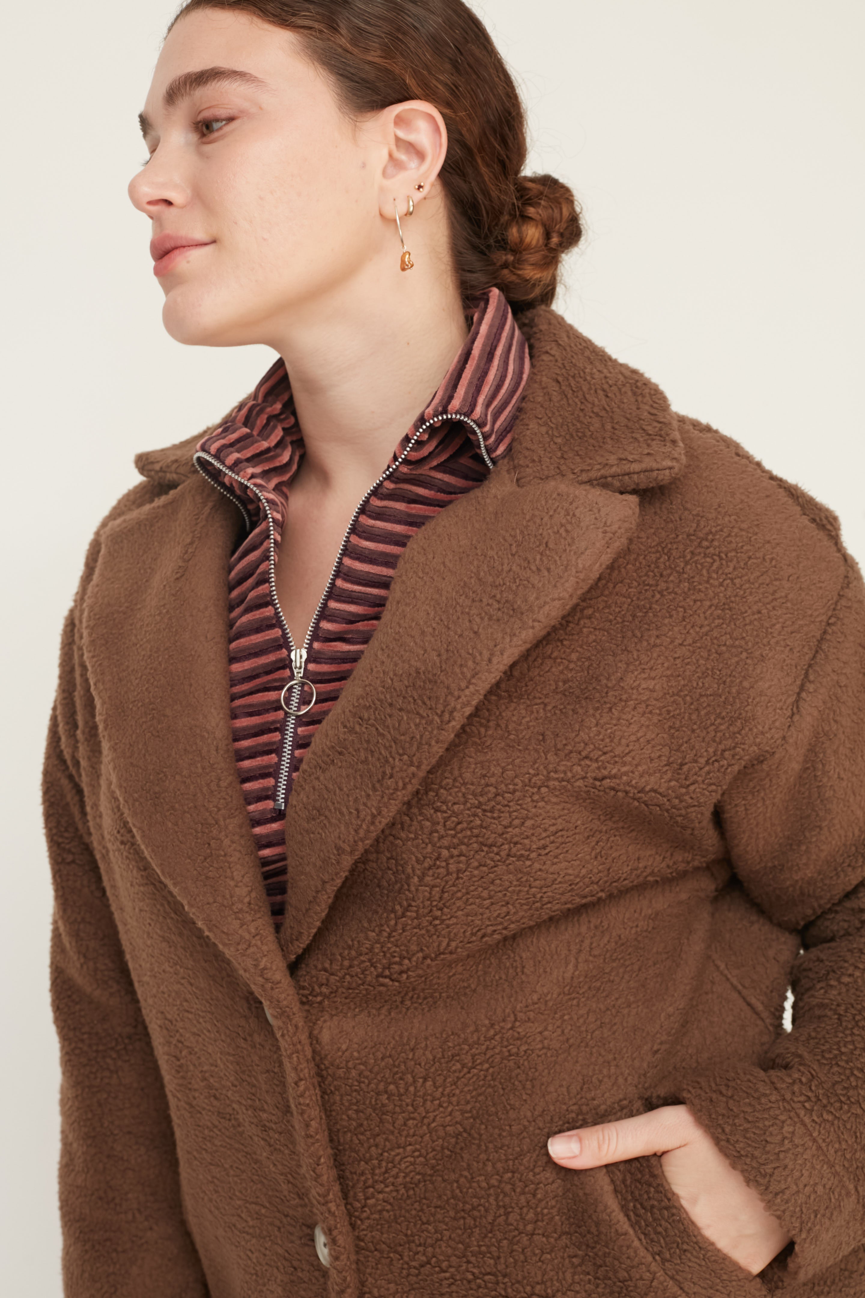 DUBI COAT BROWN