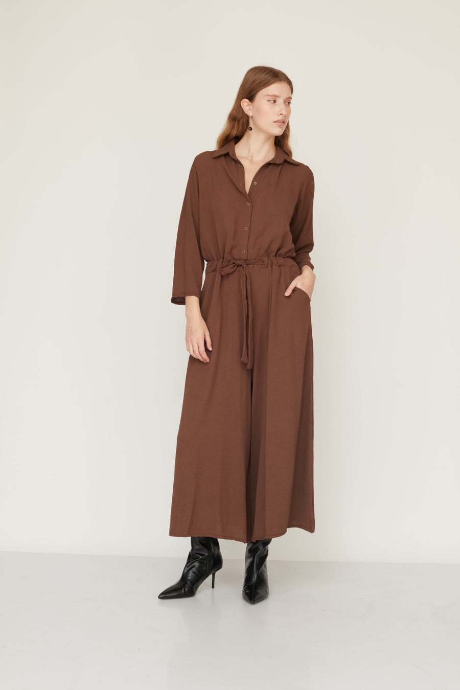 EVER JUMPSUIT BROWN